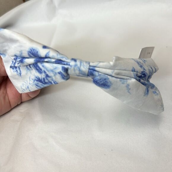 Janie and Jack 100049328 Blue and Shite floral headband NWT one size - Picture 3 of 6